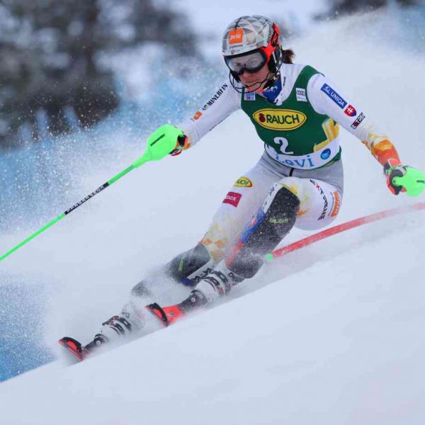 Mikaela Shiffrin has her second loss of the season in slalom